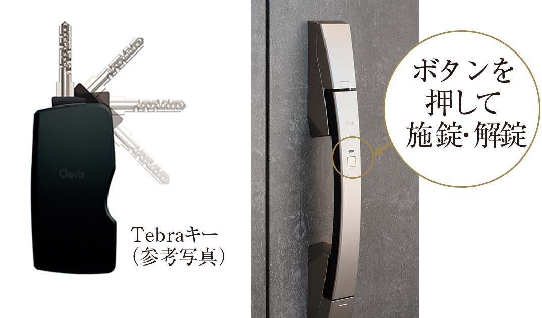 Tebraキー（参考写真）