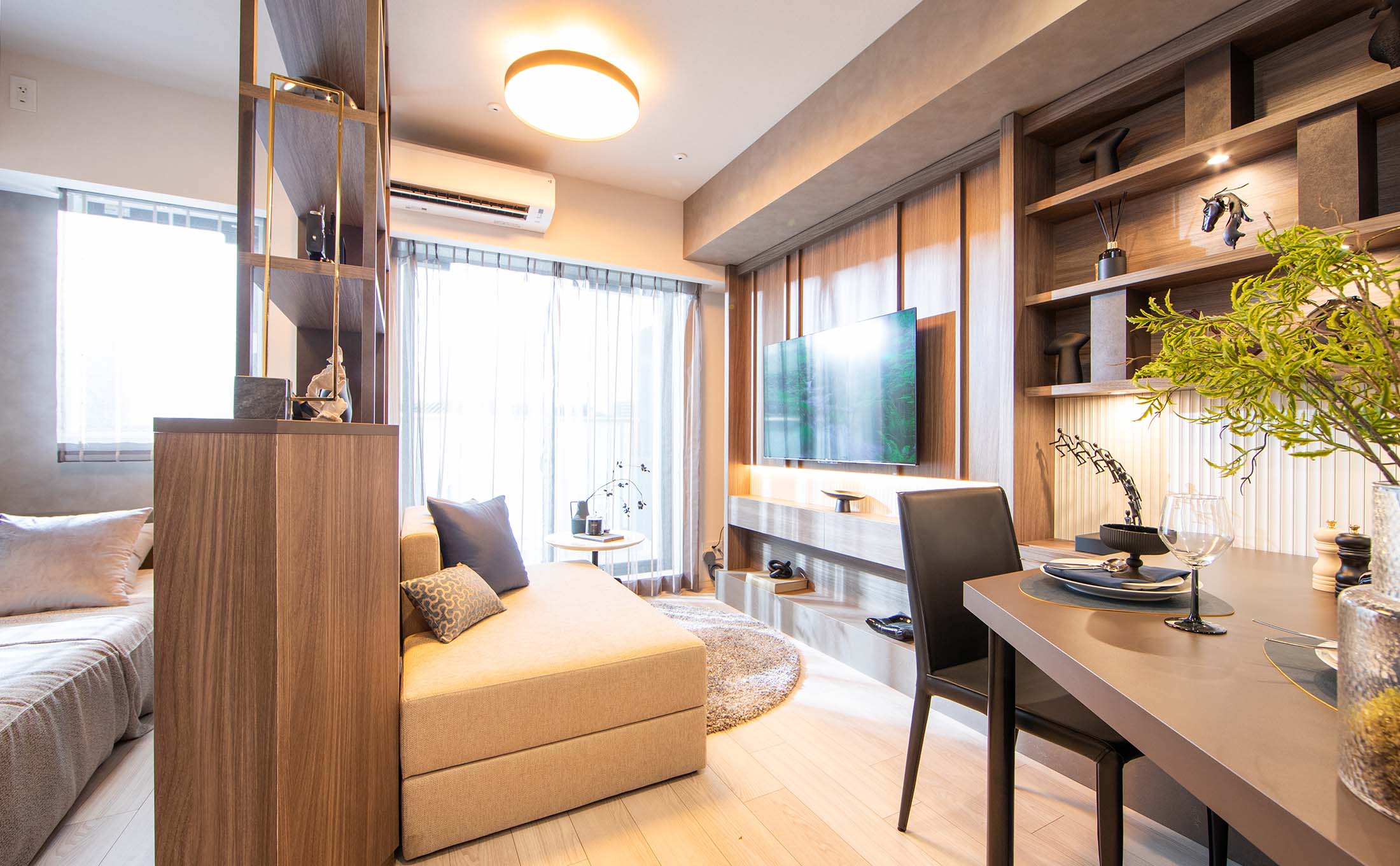 LIVING DINING/BEDROOM（F type）